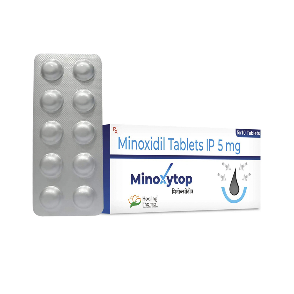 Minoxidil Pastillas 5mg Oral Minoxytop
